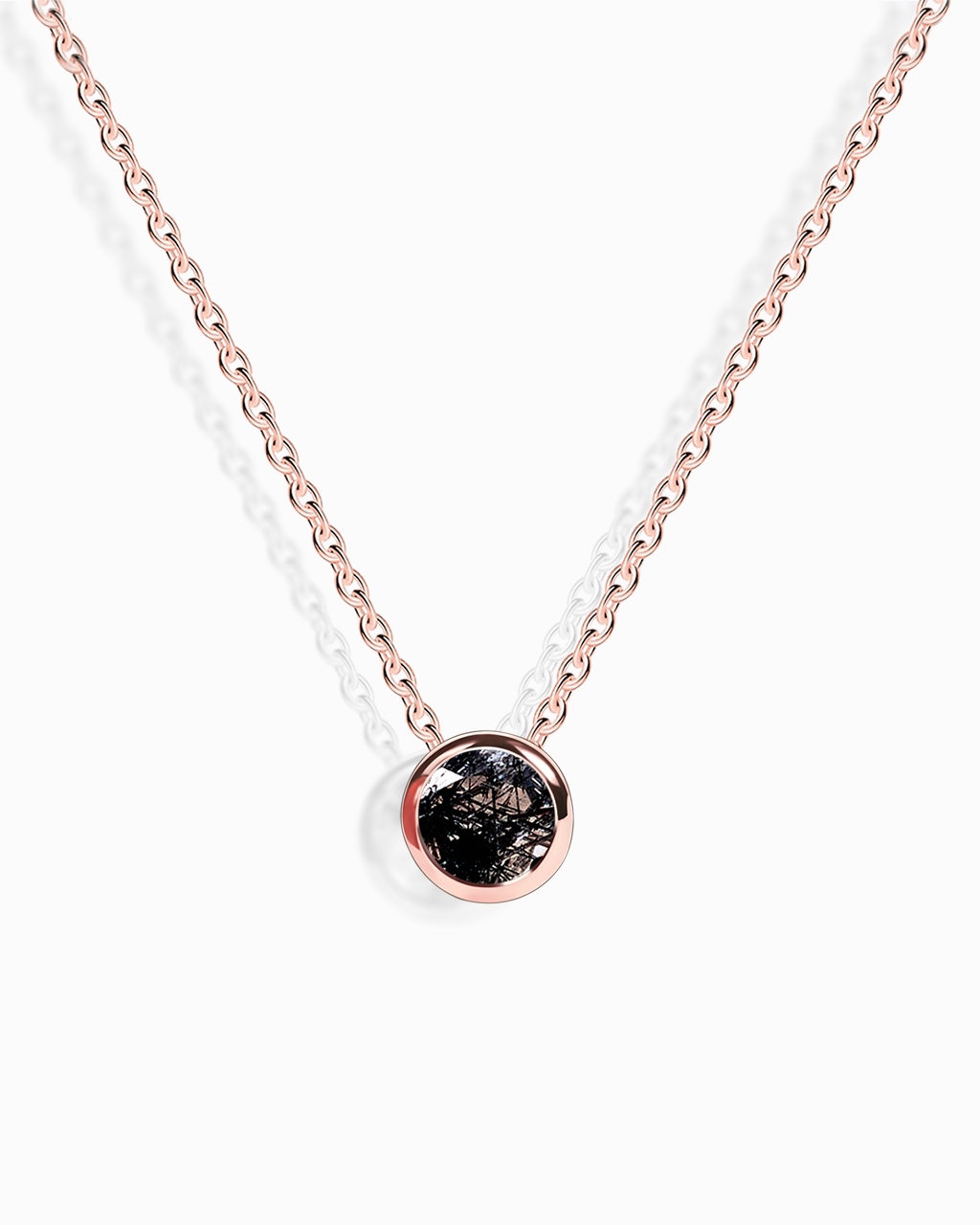 Black Rutile Necklace