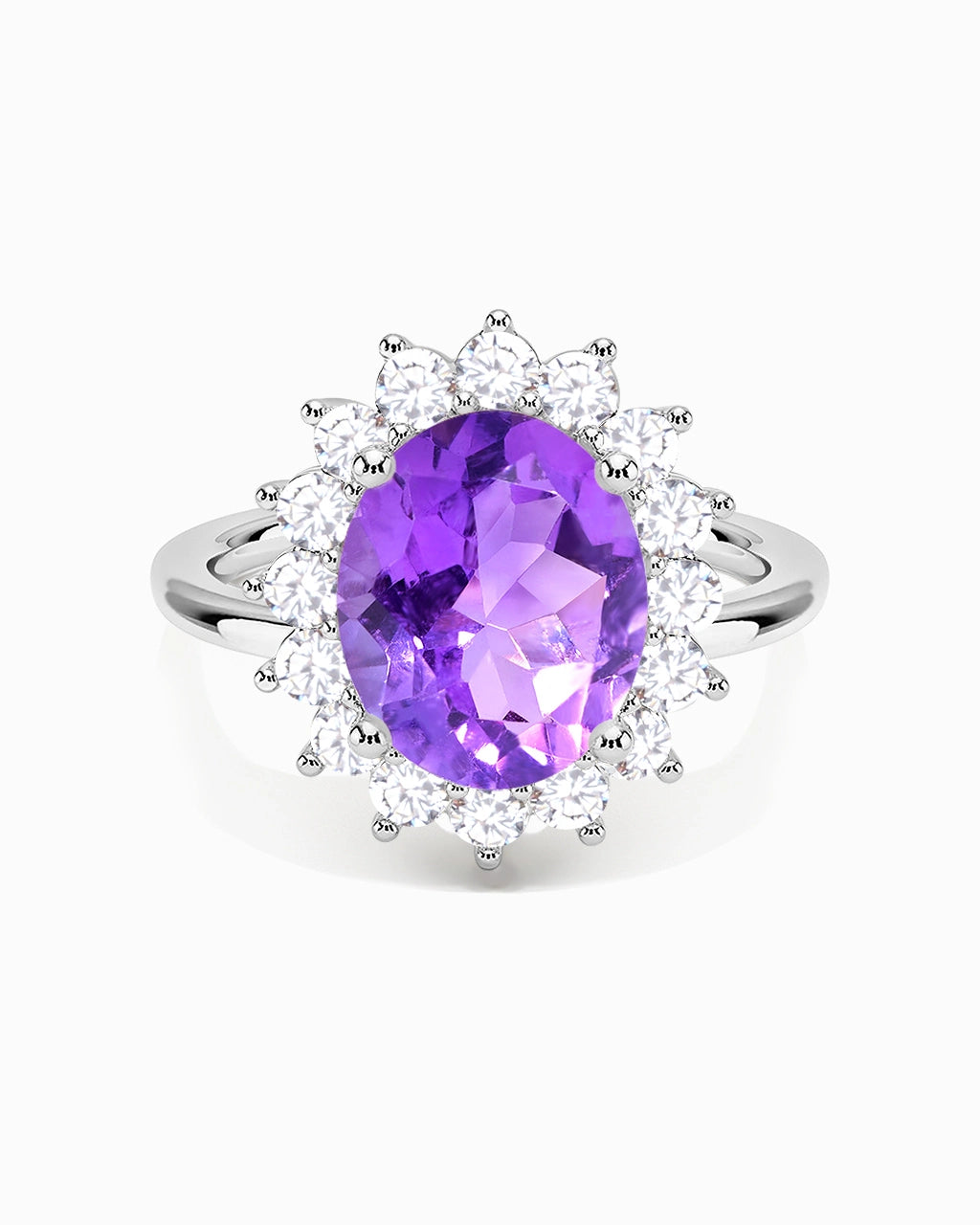 Princess Diana Ring-Amethyst