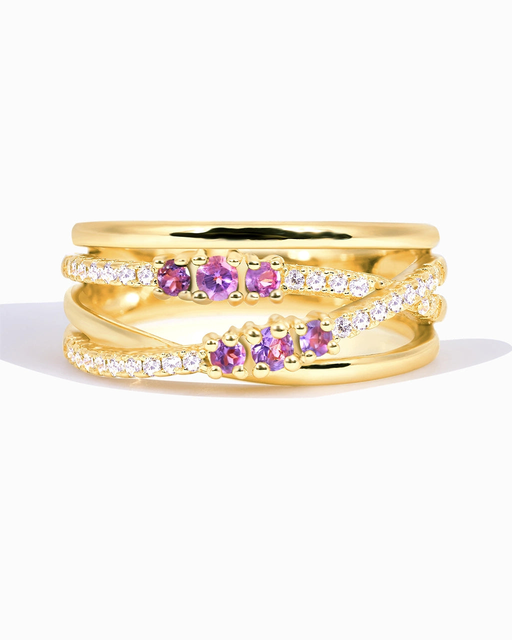 Starry Ring-Amethyst