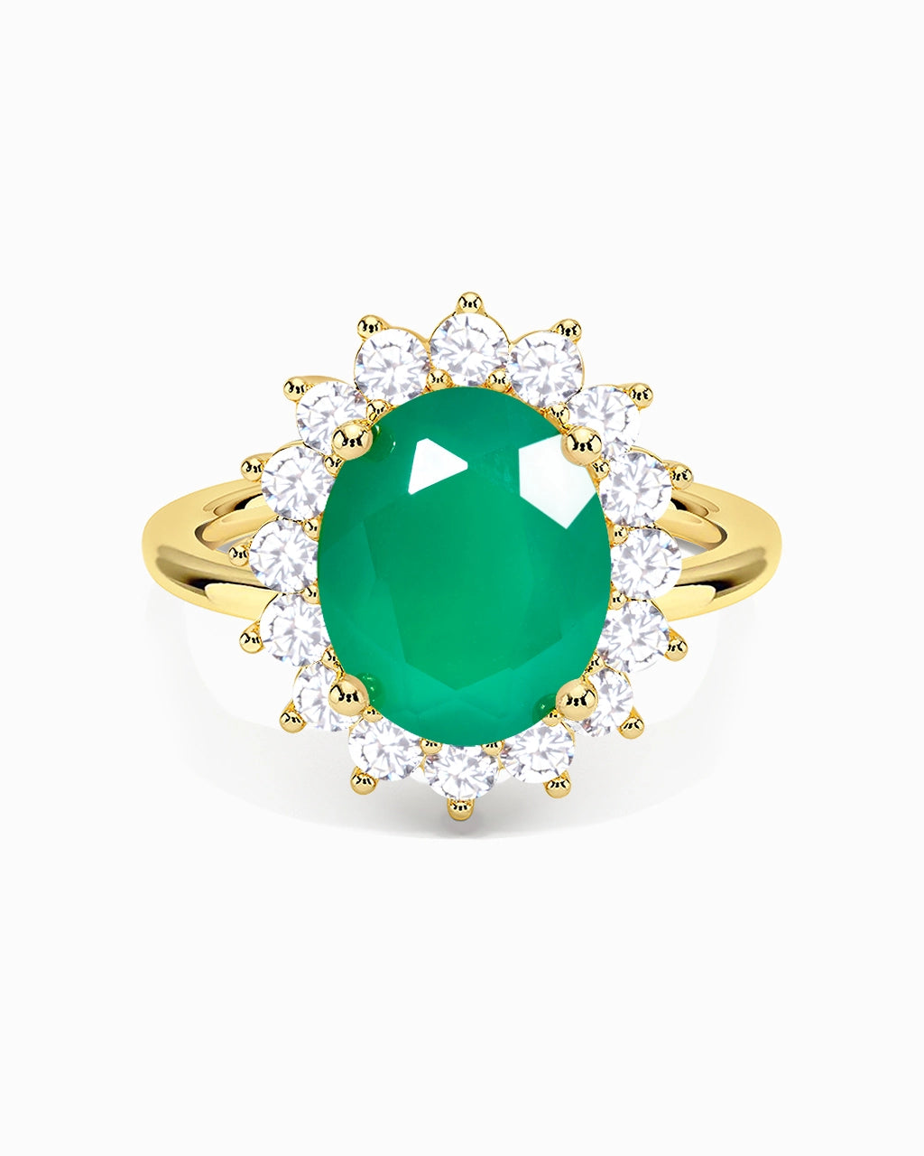 Princess Diana Ring-Chrysoprase