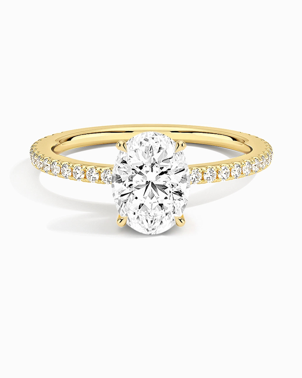 Anillo de moissanita Aurelia ovalado