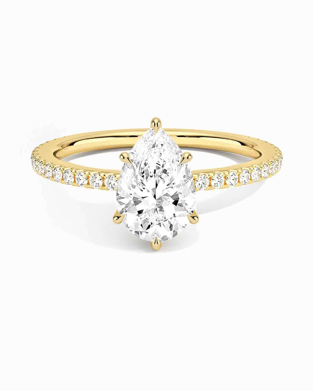 Anillo Aurelia Moissanite - Pera