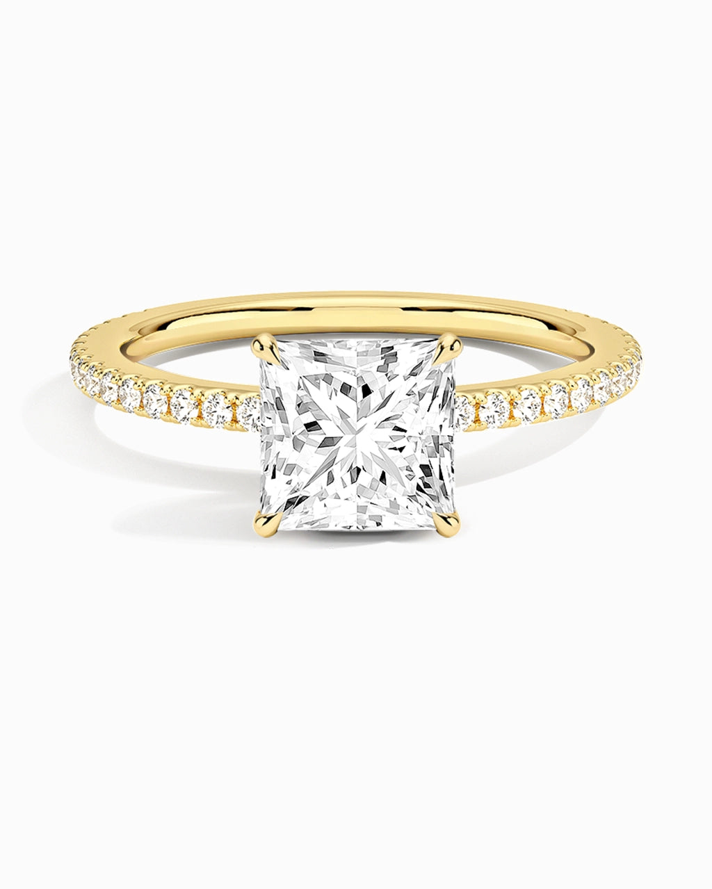 Anillo de moissanita Aurelia - Princesa