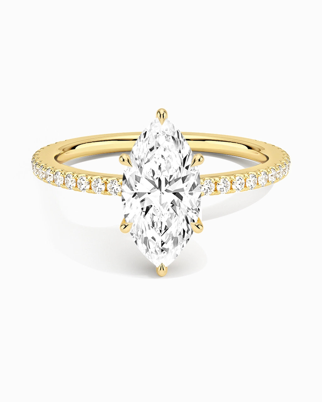 Anillo de moissanita Aurelia - Marquesa