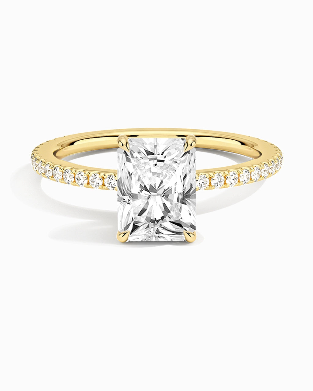 Anillo de moissanita Aurelia - Radiante