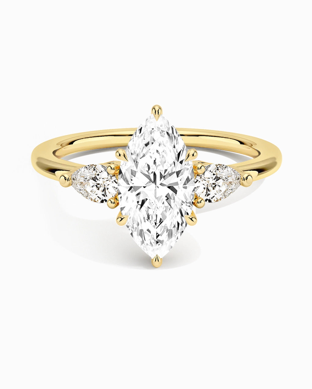 Anillo de moissanita de lujo - Marquesa