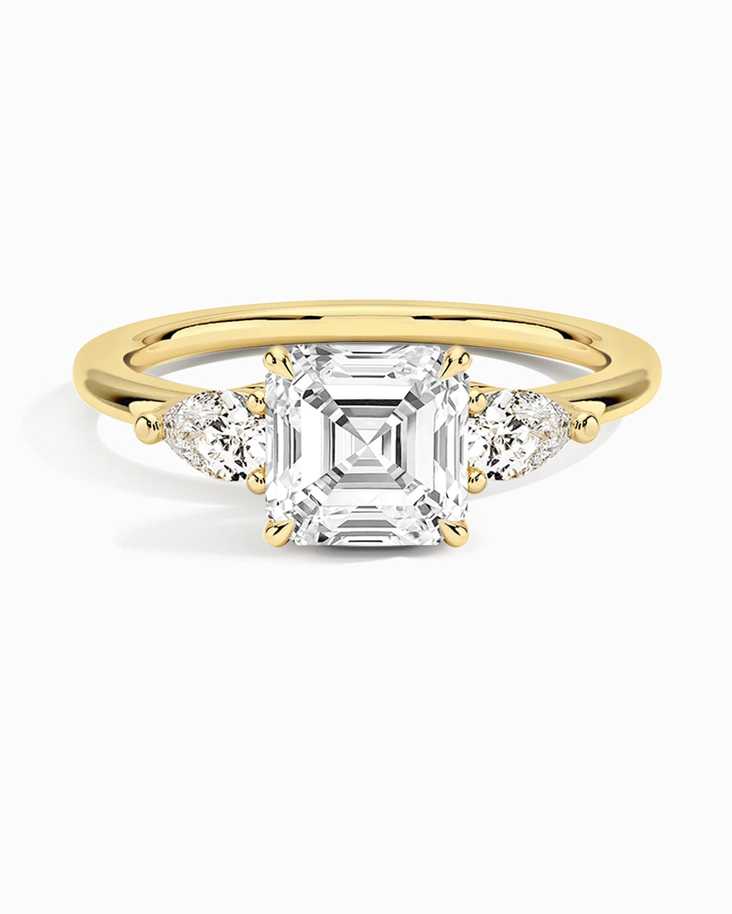 Anillo de moissanita de lujo - Asscher