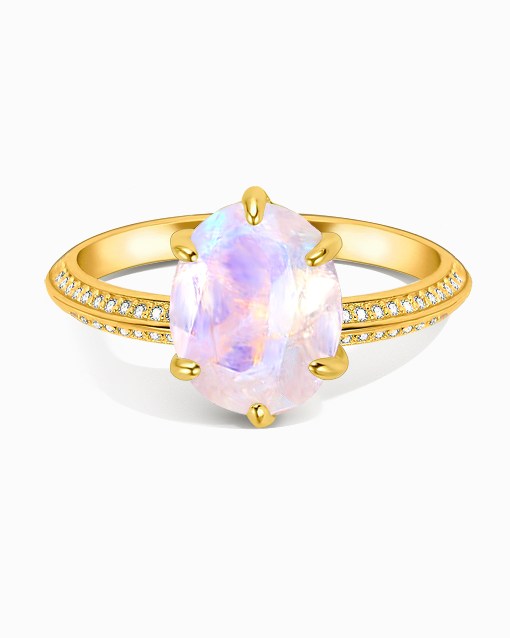 Anillo de piedra lunar