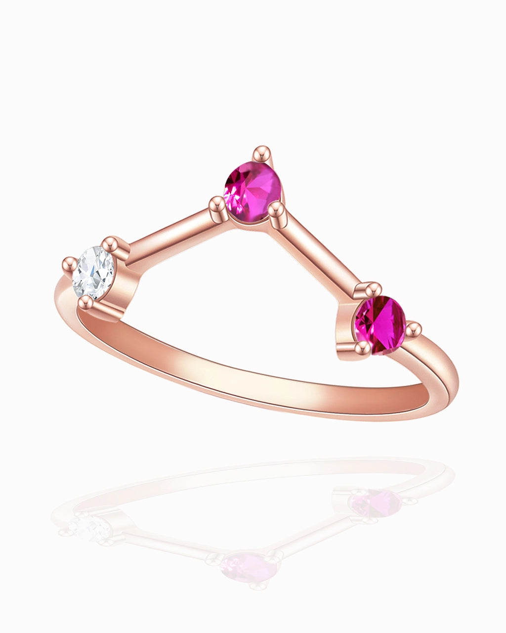 Twinkle Band-Rhodolite