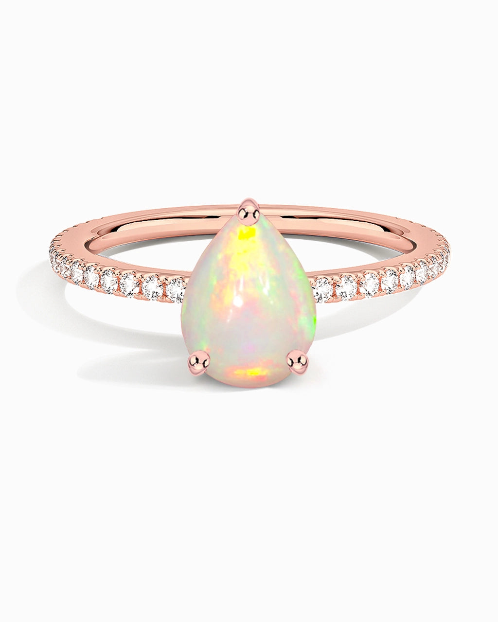 Teardrop Opal Ring