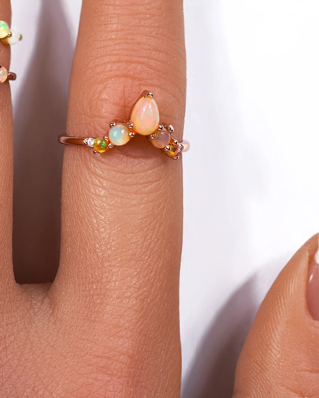 Crown Ring-Opal