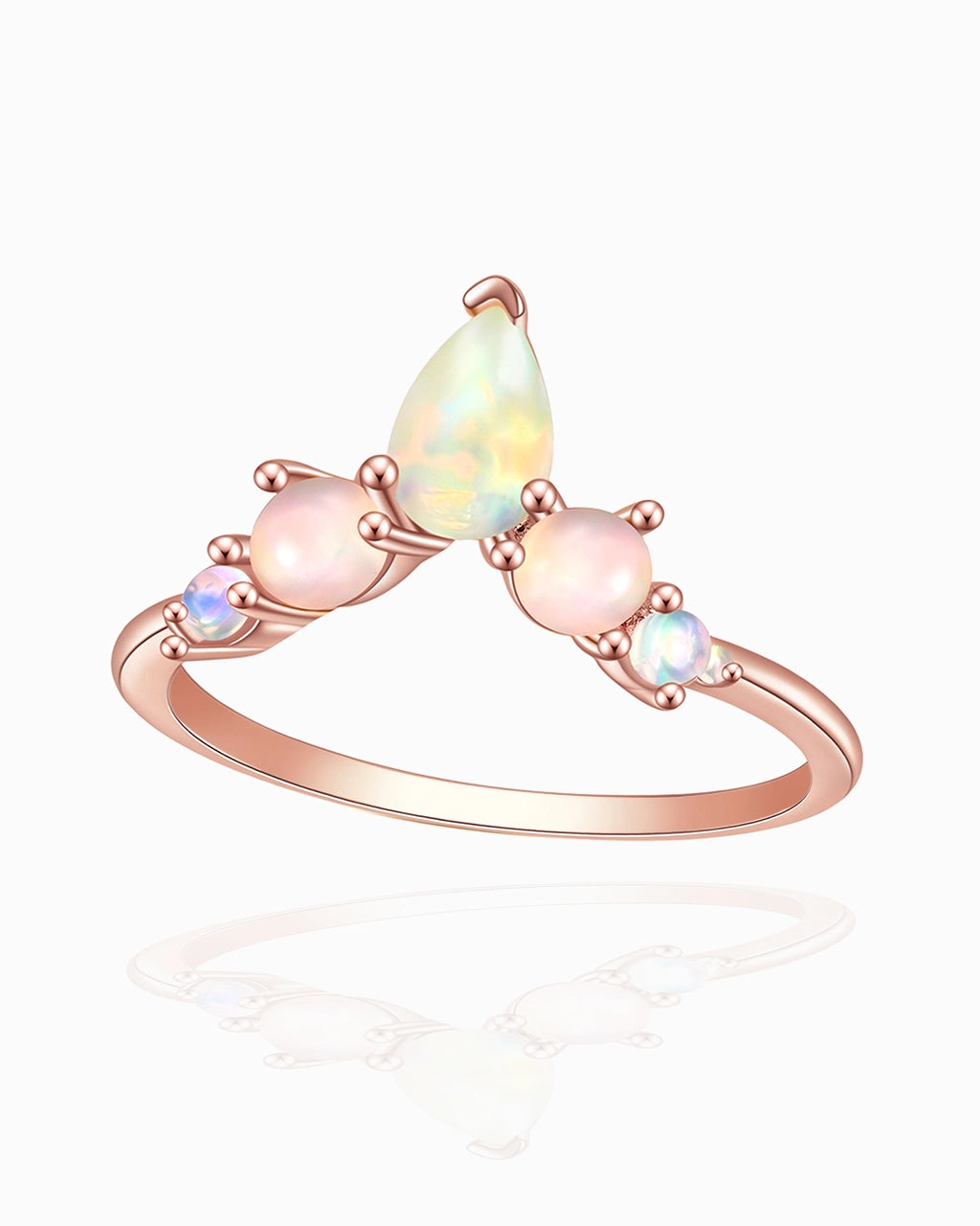 Crown Ring-Opal