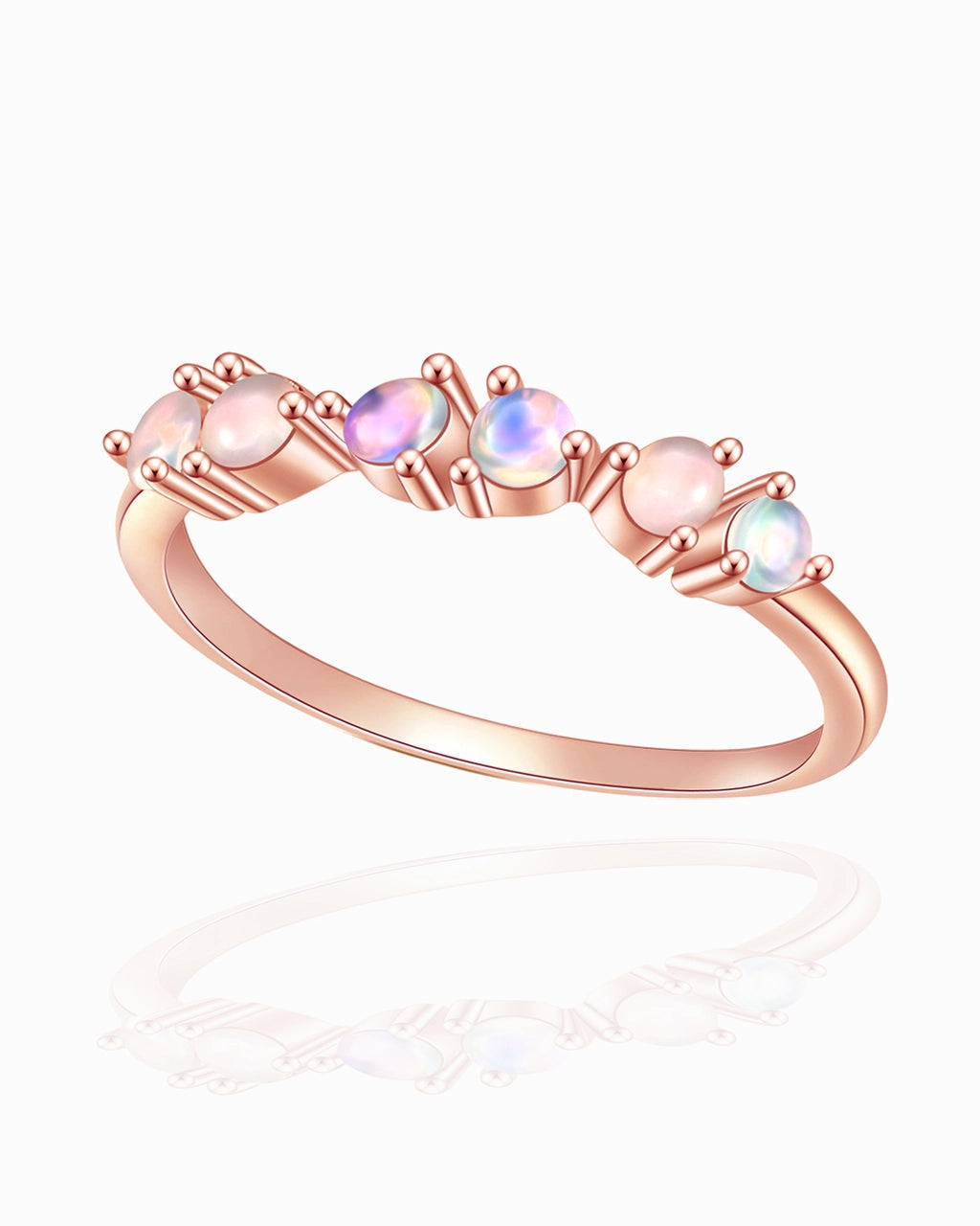 Crown Ring-Opal