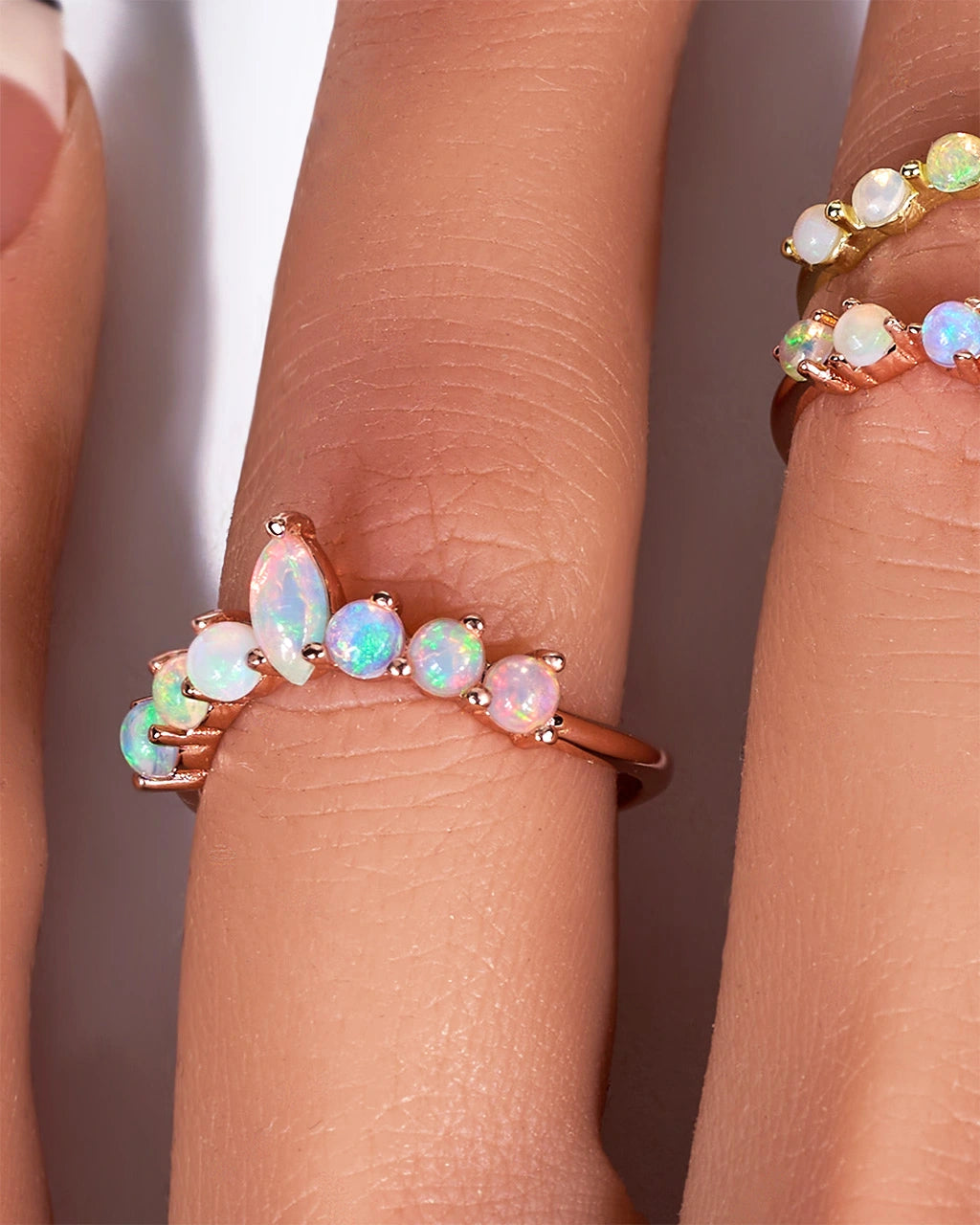 Crown Ring-Opal