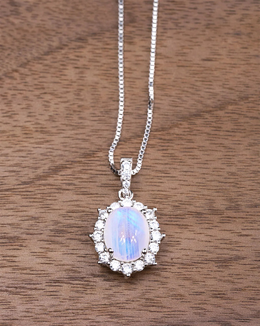 Princess Diana Necklace-Moonstone