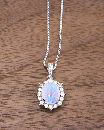 Princess Diana Necklace-Moonstone