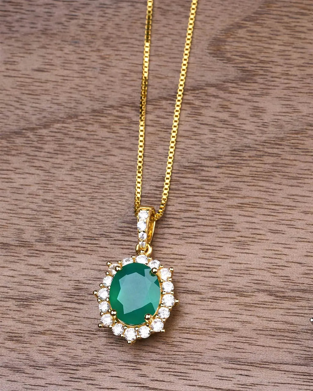 Princess Diana Necklace-Chrysoprase