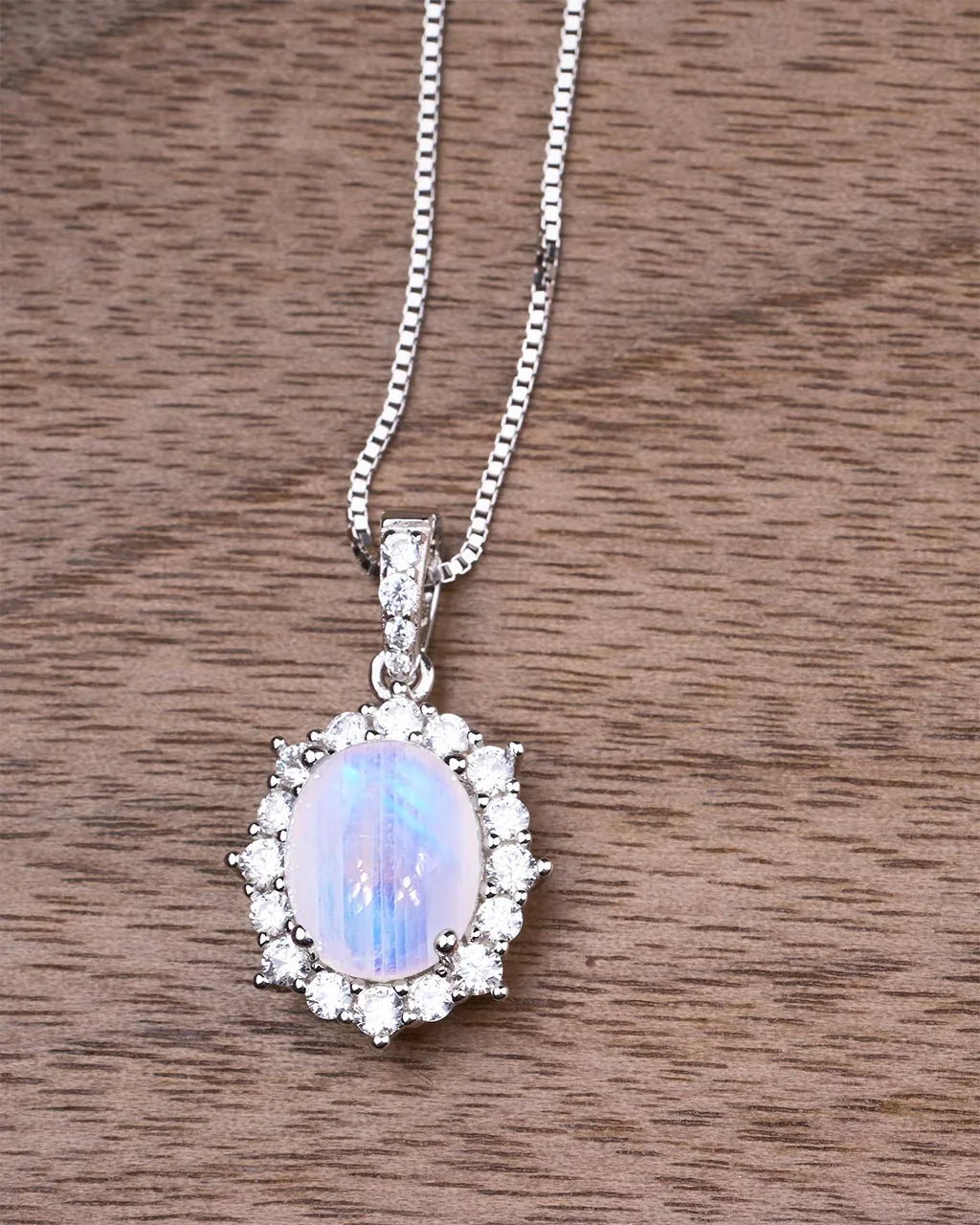 Princess Diana Necklace-Moonstone