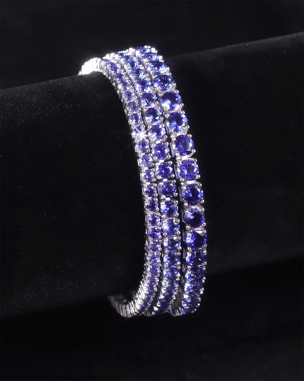 Tennis Bracelet-Lab Sapphire