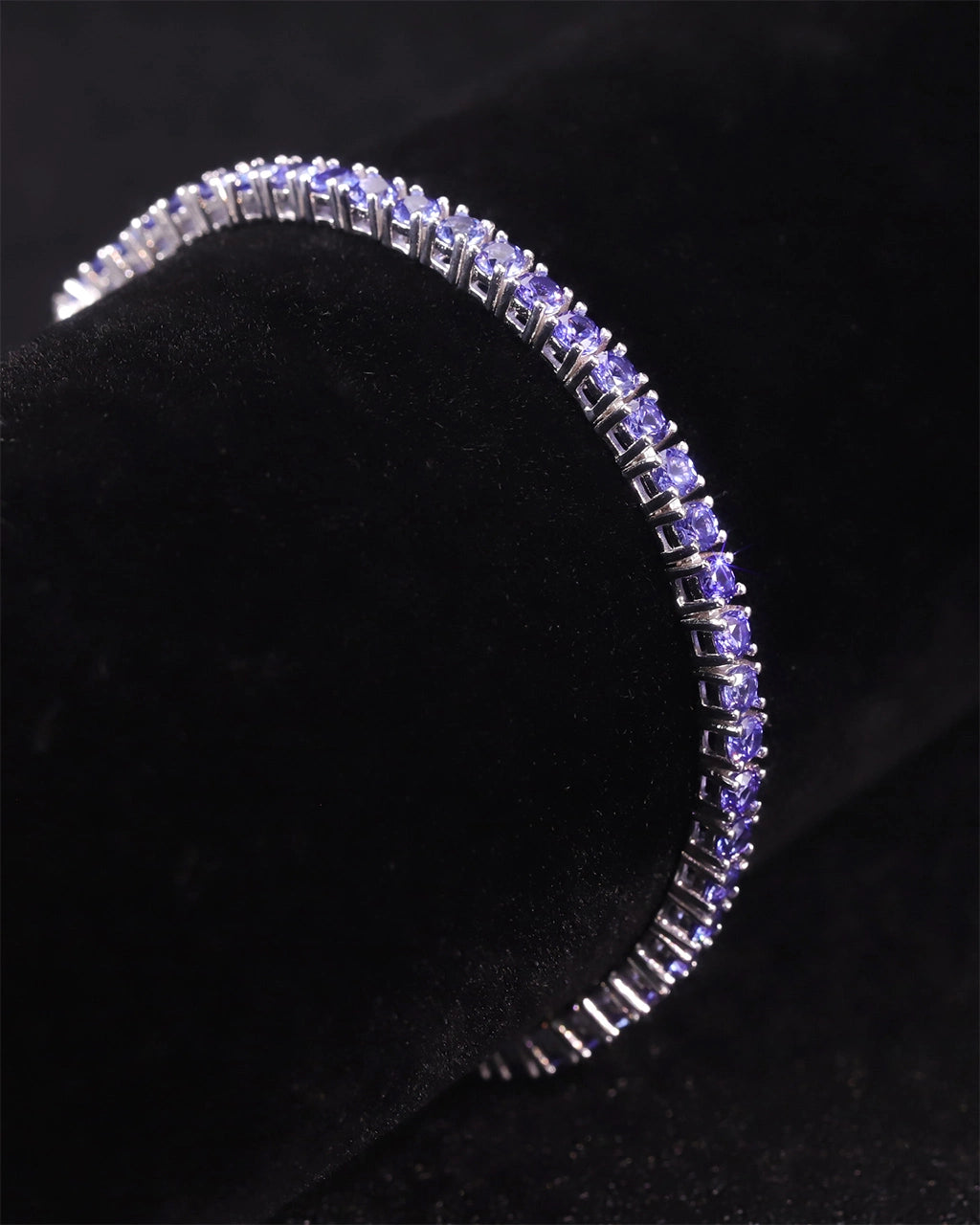 Tennis Bracelet-Lab Sapphire