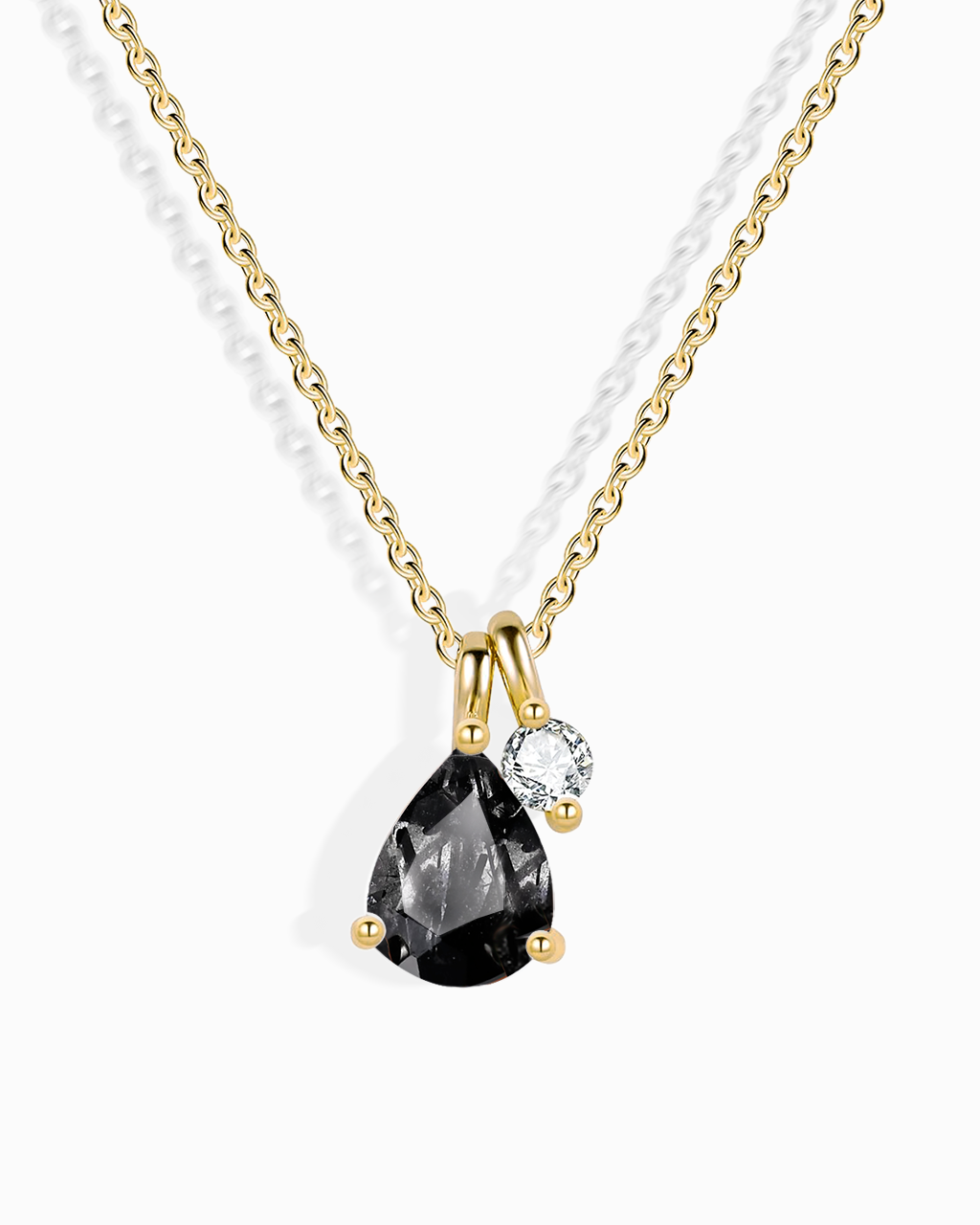Black Rutile Necklace