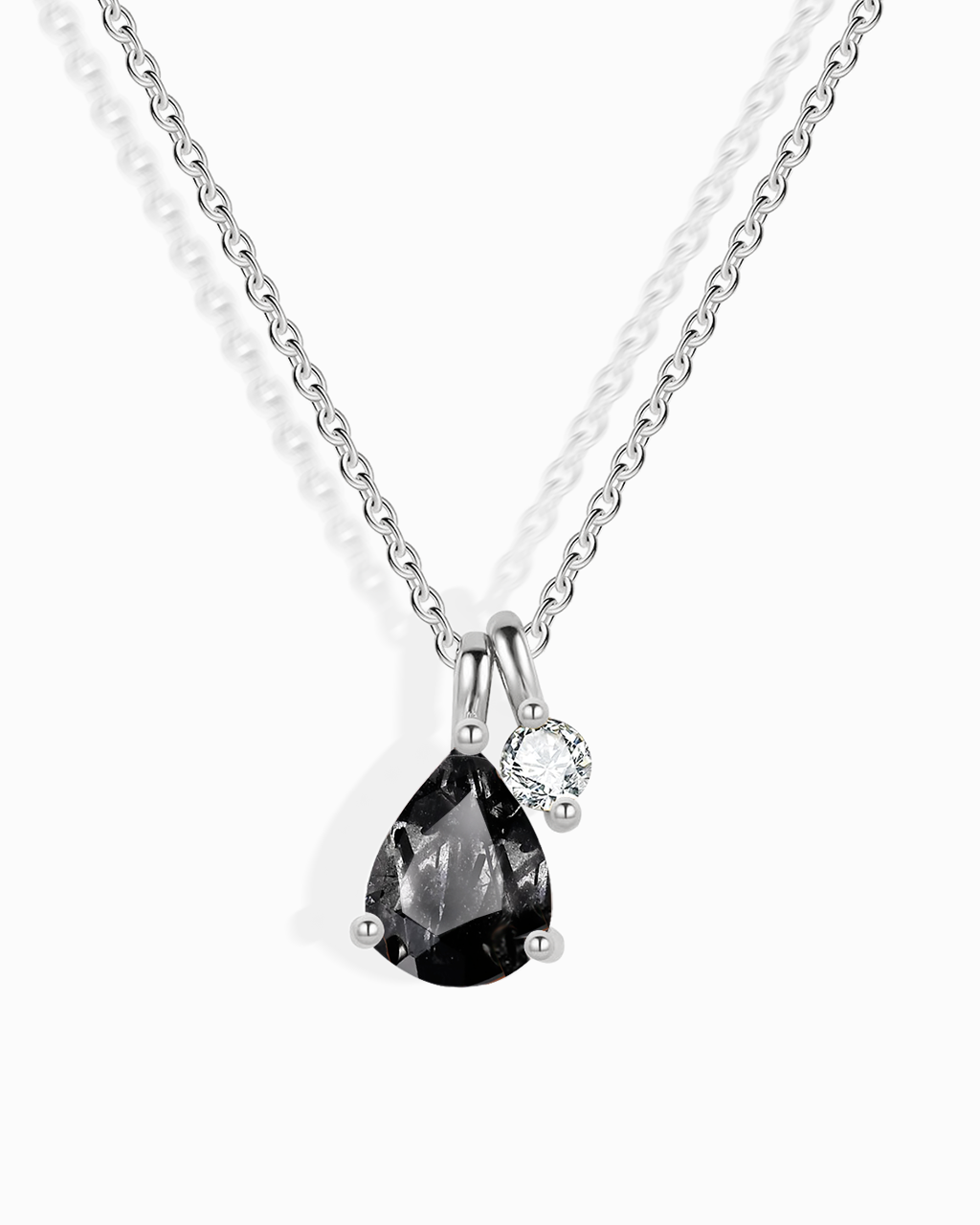 Black Rutile Necklace