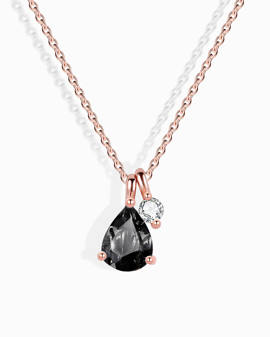 Black Rutile Necklace