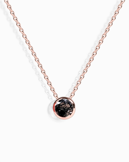 Black Rutile Necklace