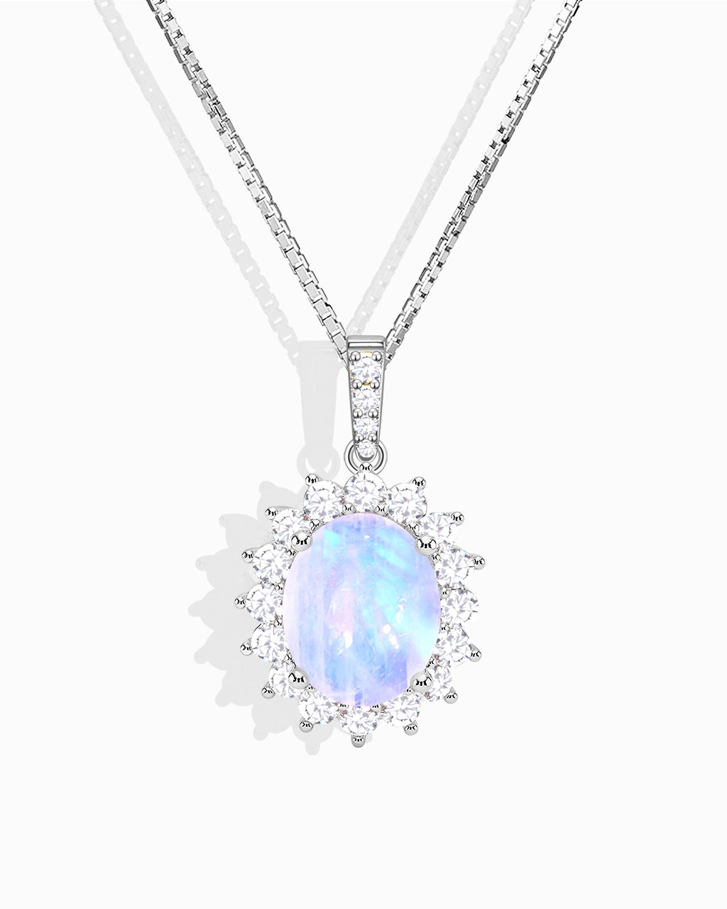 Princess Diana Necklace-Moonstone