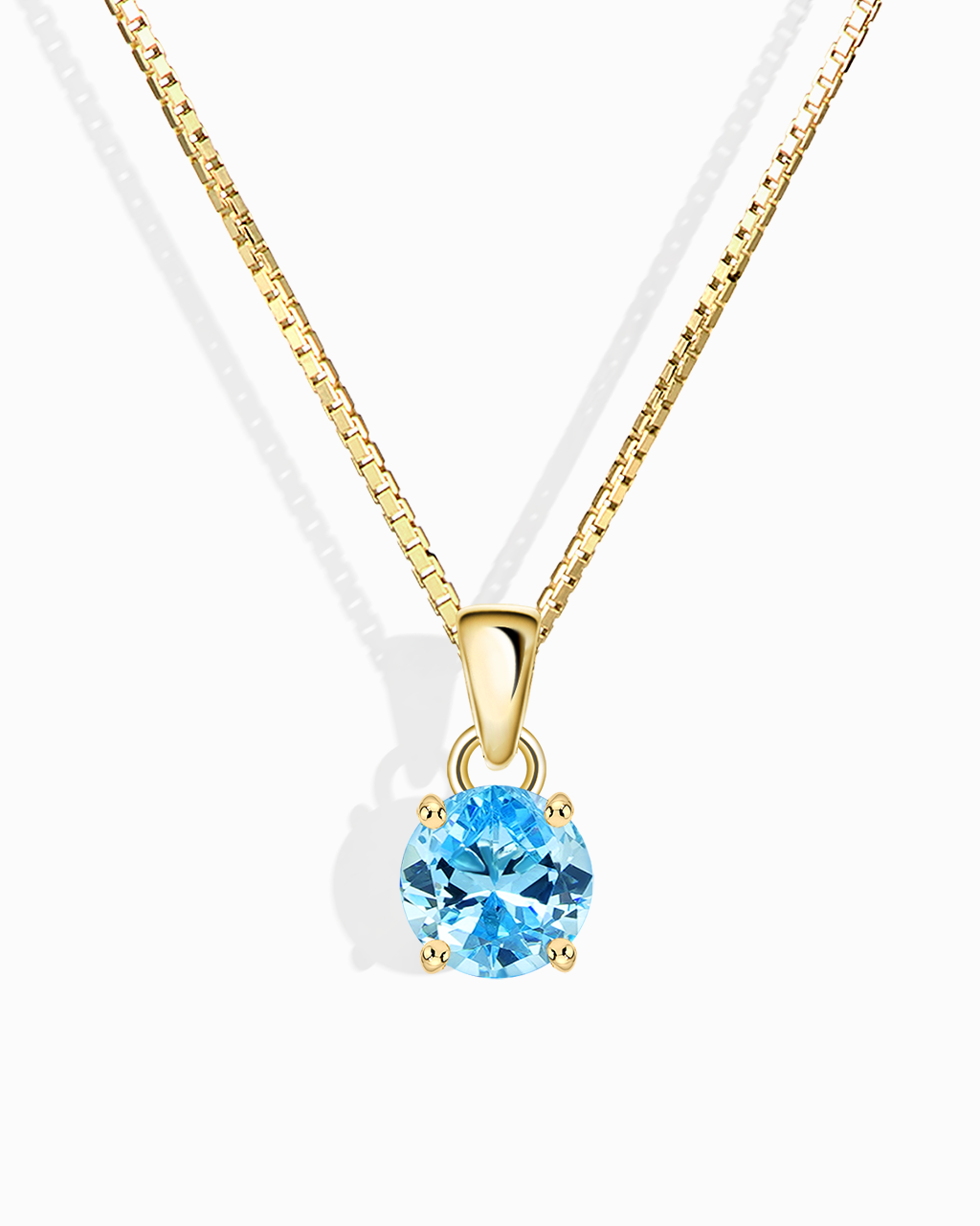 Blue Topaz Necklace