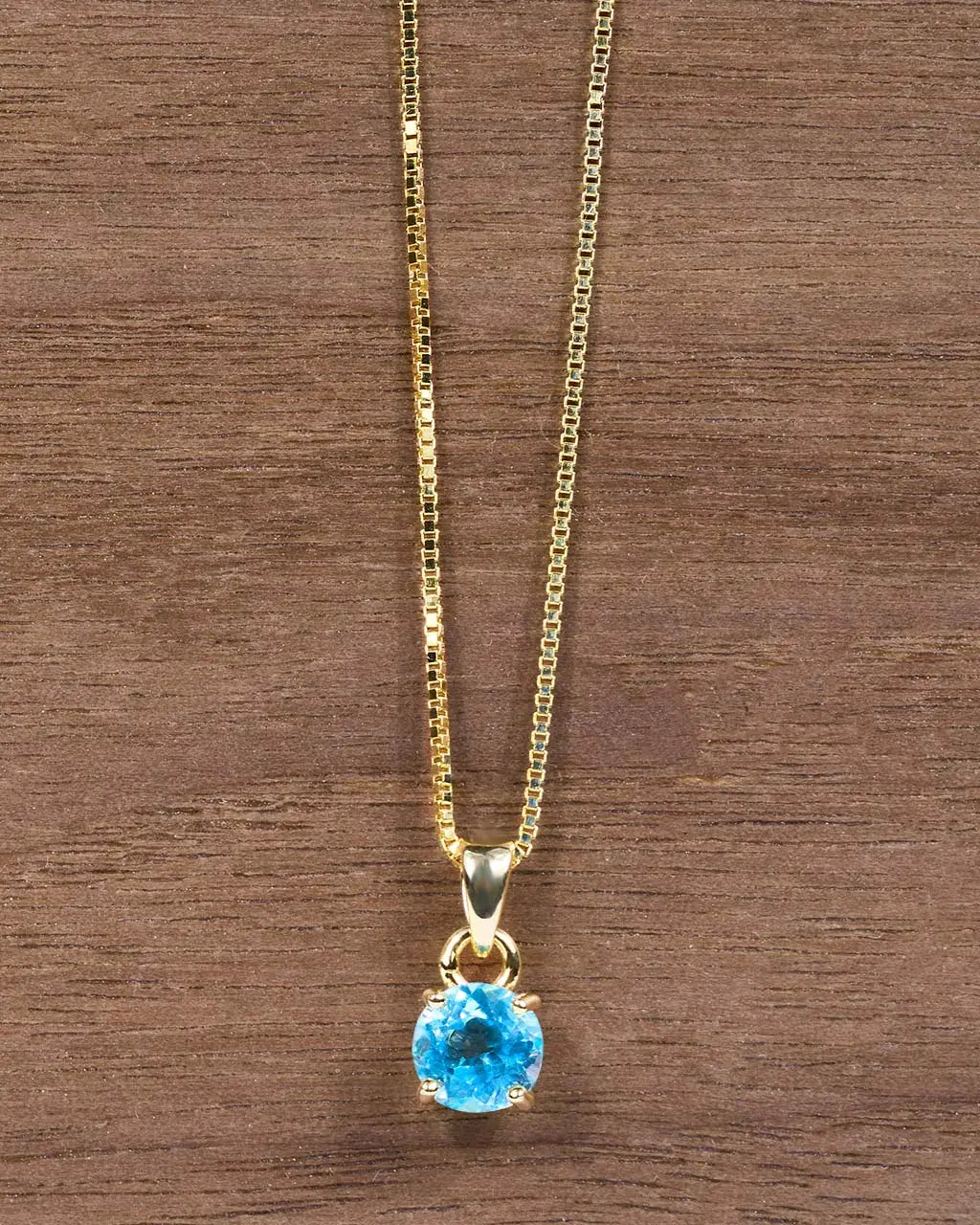 Blue Topaz Necklace