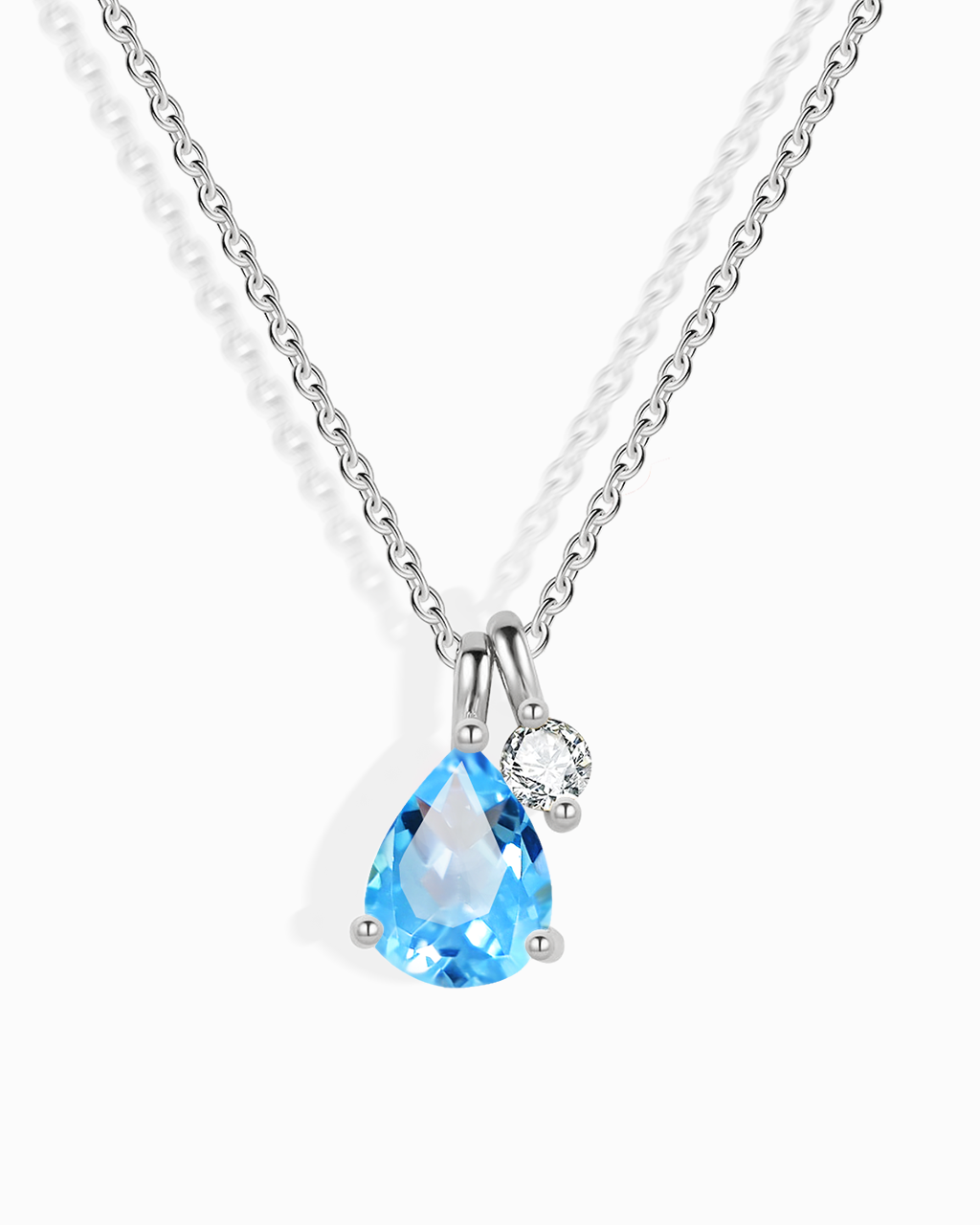 Blue Topaz Necklace