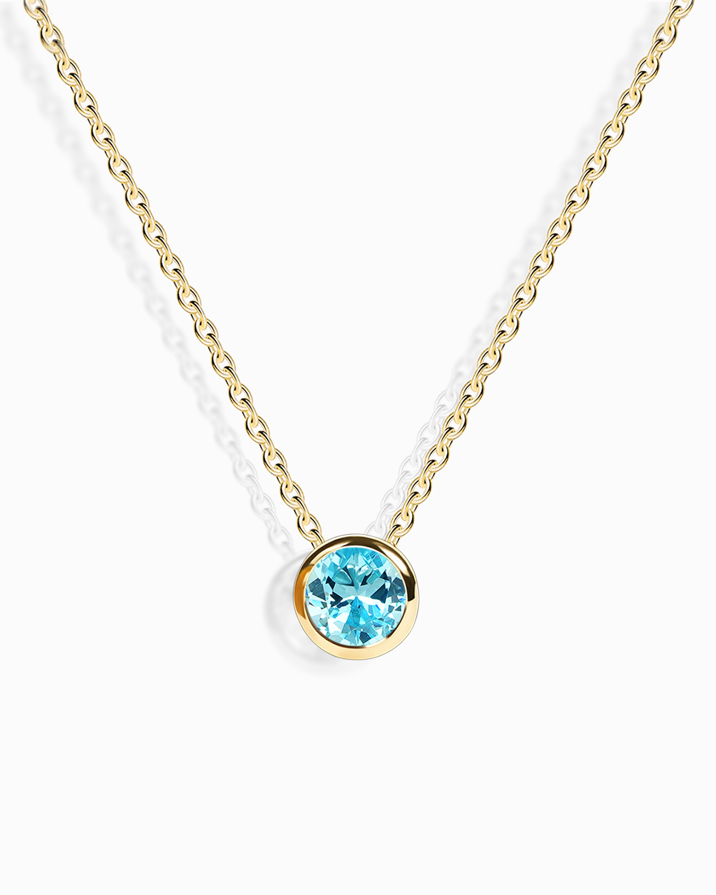 Blue Topaz Necklace