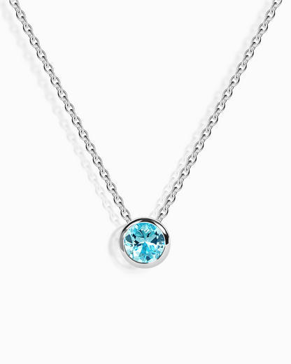 Blue Topaz Necklace
