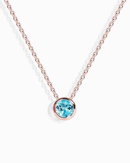 Blue Topaz Necklace