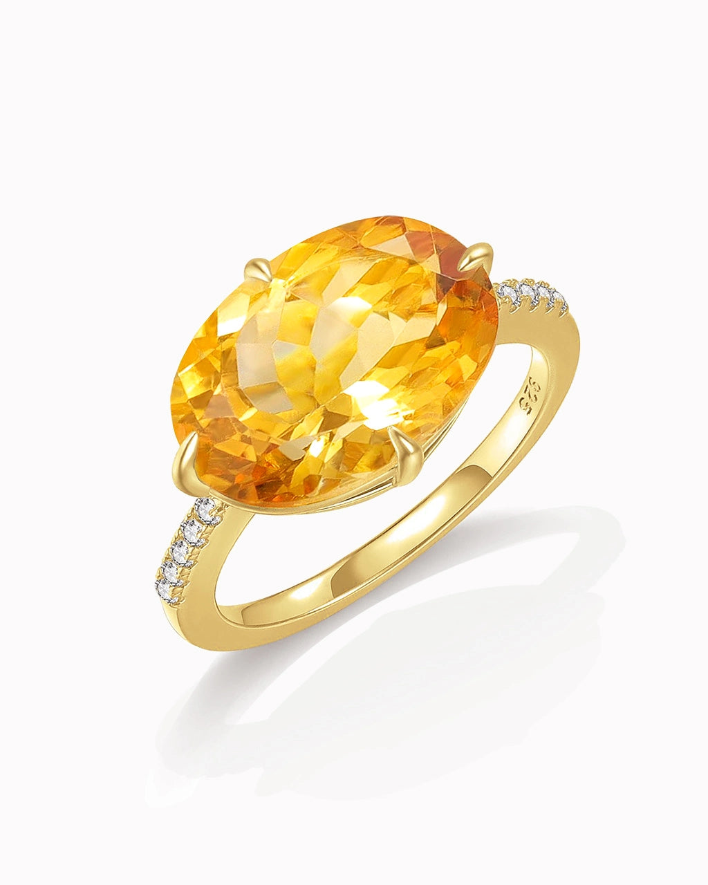 Cocktail Ring-Citrine 6.23 Carat
