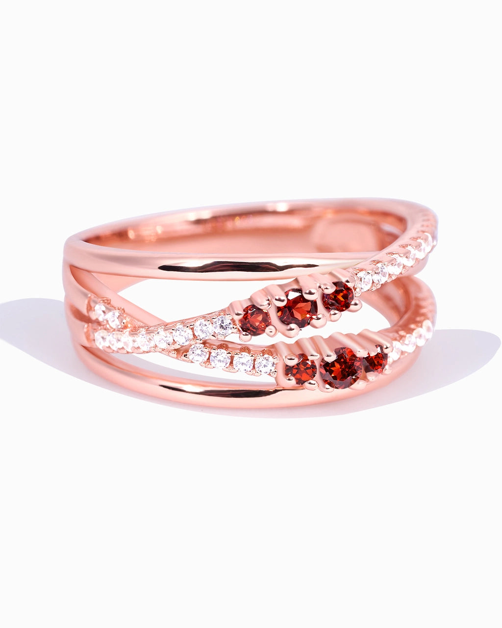 Starry Ring-Garnet