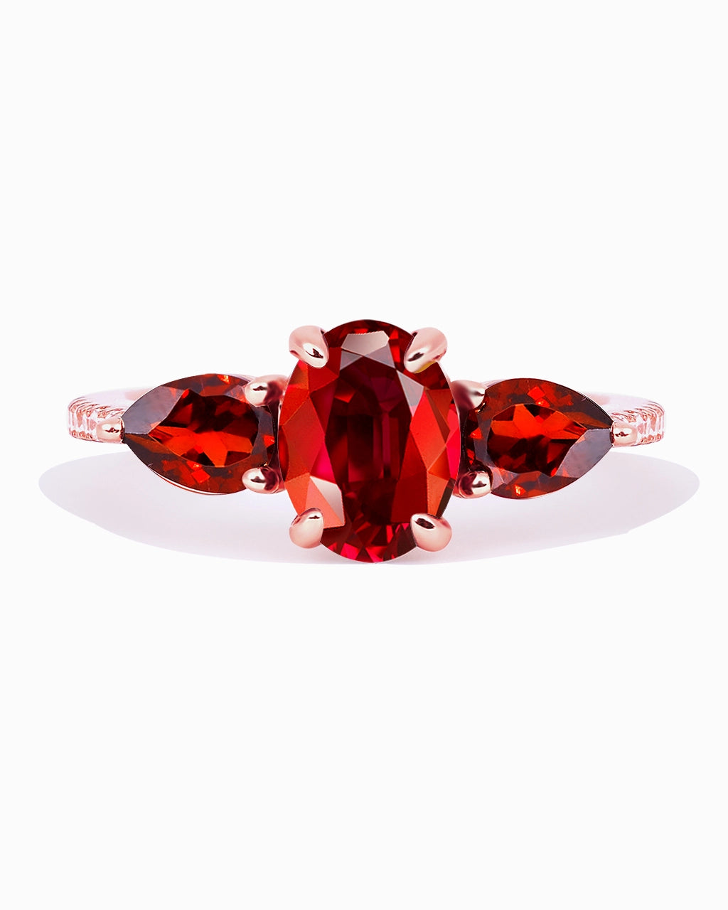 Amour Ring-Garnet