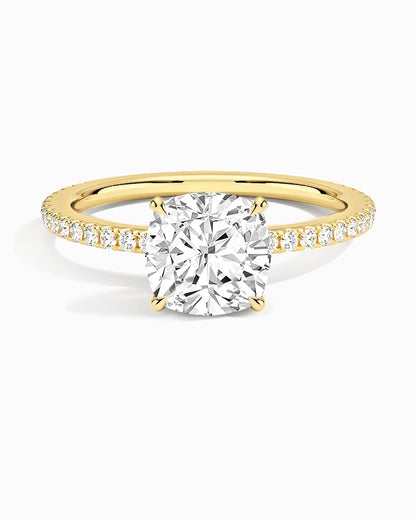 Aurelia Moissanite Ring-Cushion