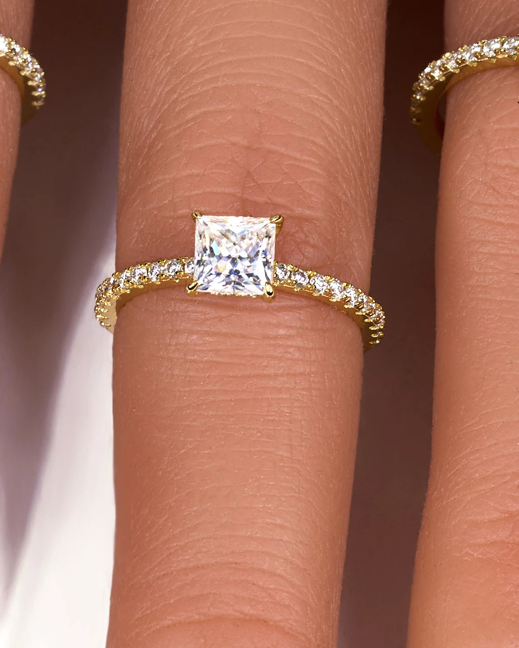 Aurelia Moissanite Ring-Princess