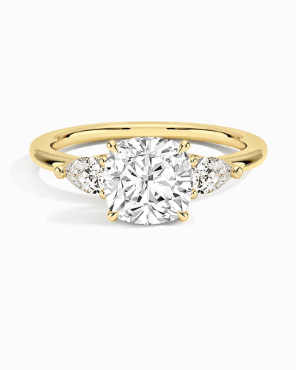 Luxe Moissanite Ring-Cushion