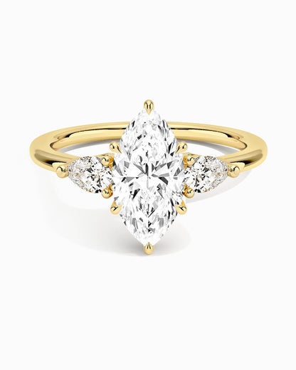 Luxe Moissanite Ring-Marquise