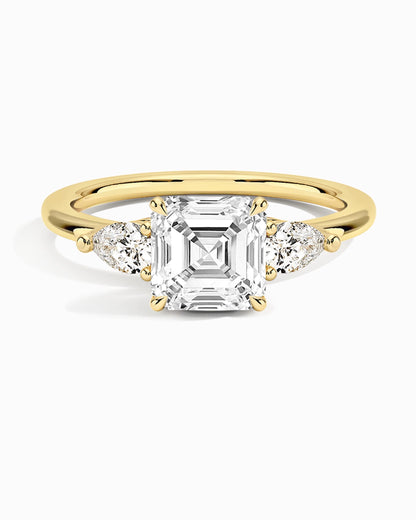 Luxe Moissanite Ring-Asscher