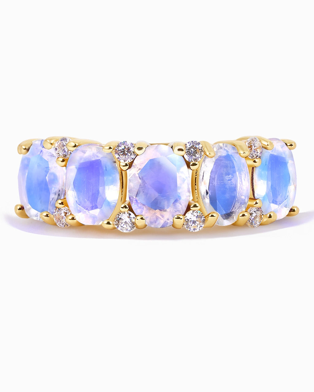 Moonstone Band Ring