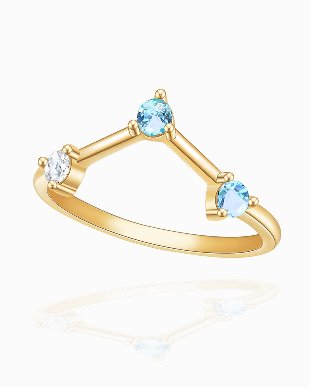 Twinkle Band-Blue Topaz