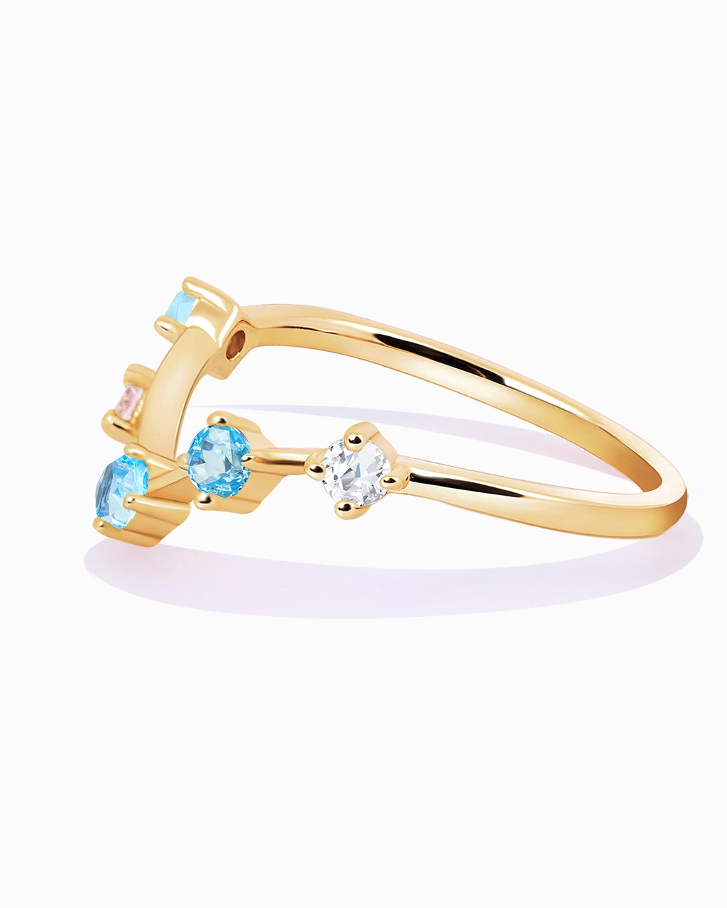 Twinkle Band-Blue Topaz