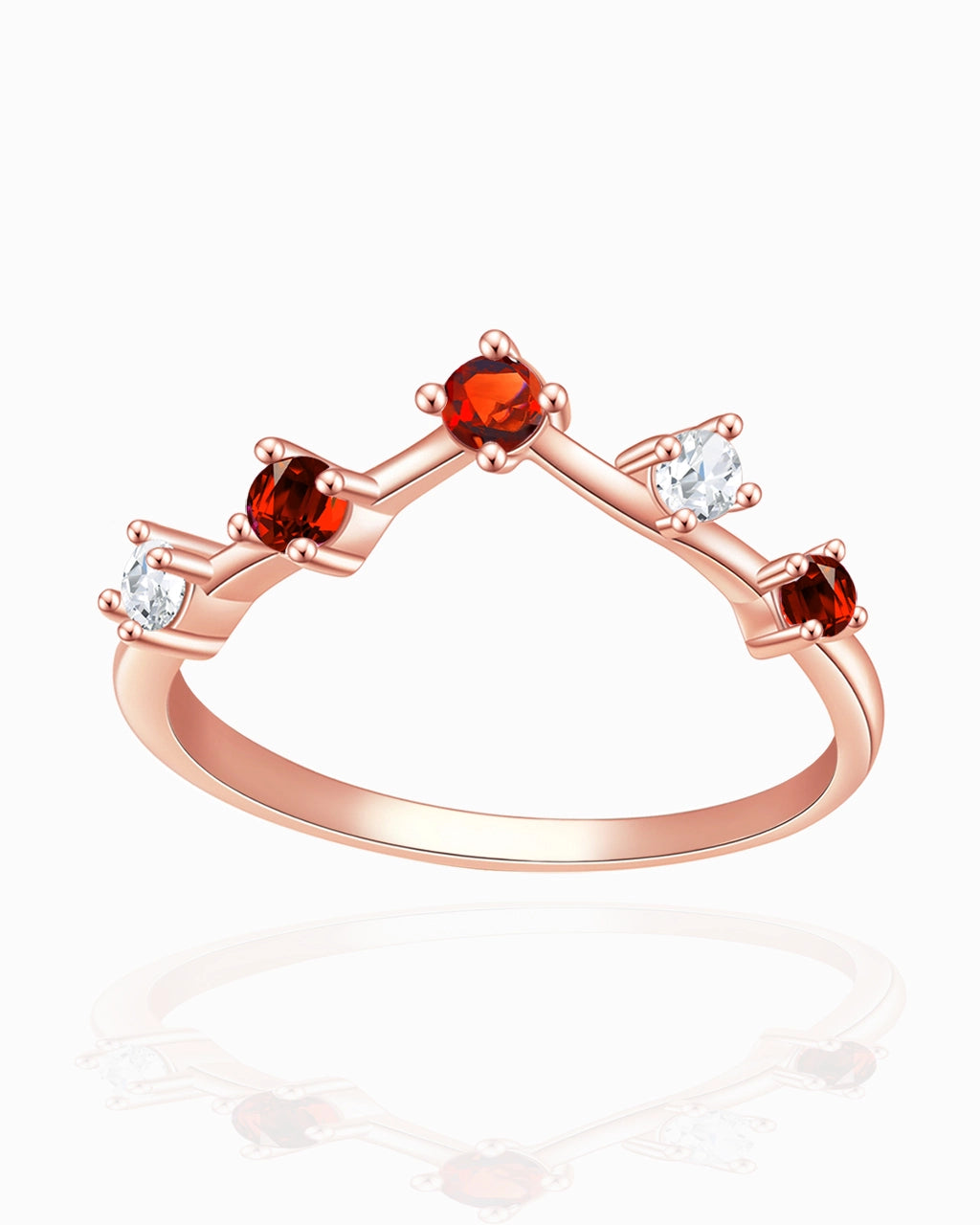 Twinkle Band-Garnet