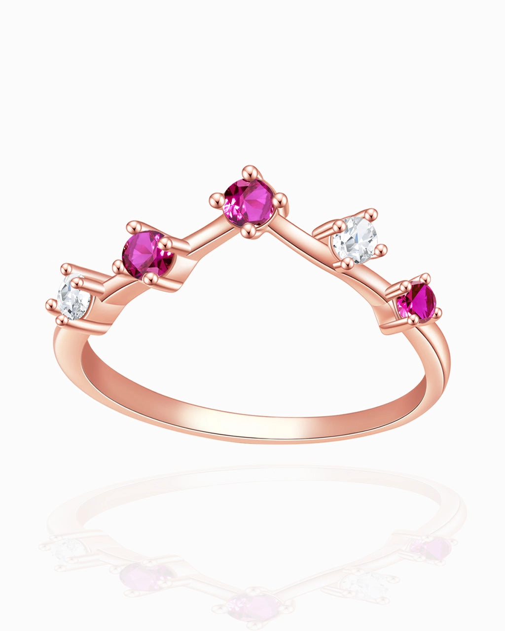 Twinkle Band-Rhodolite