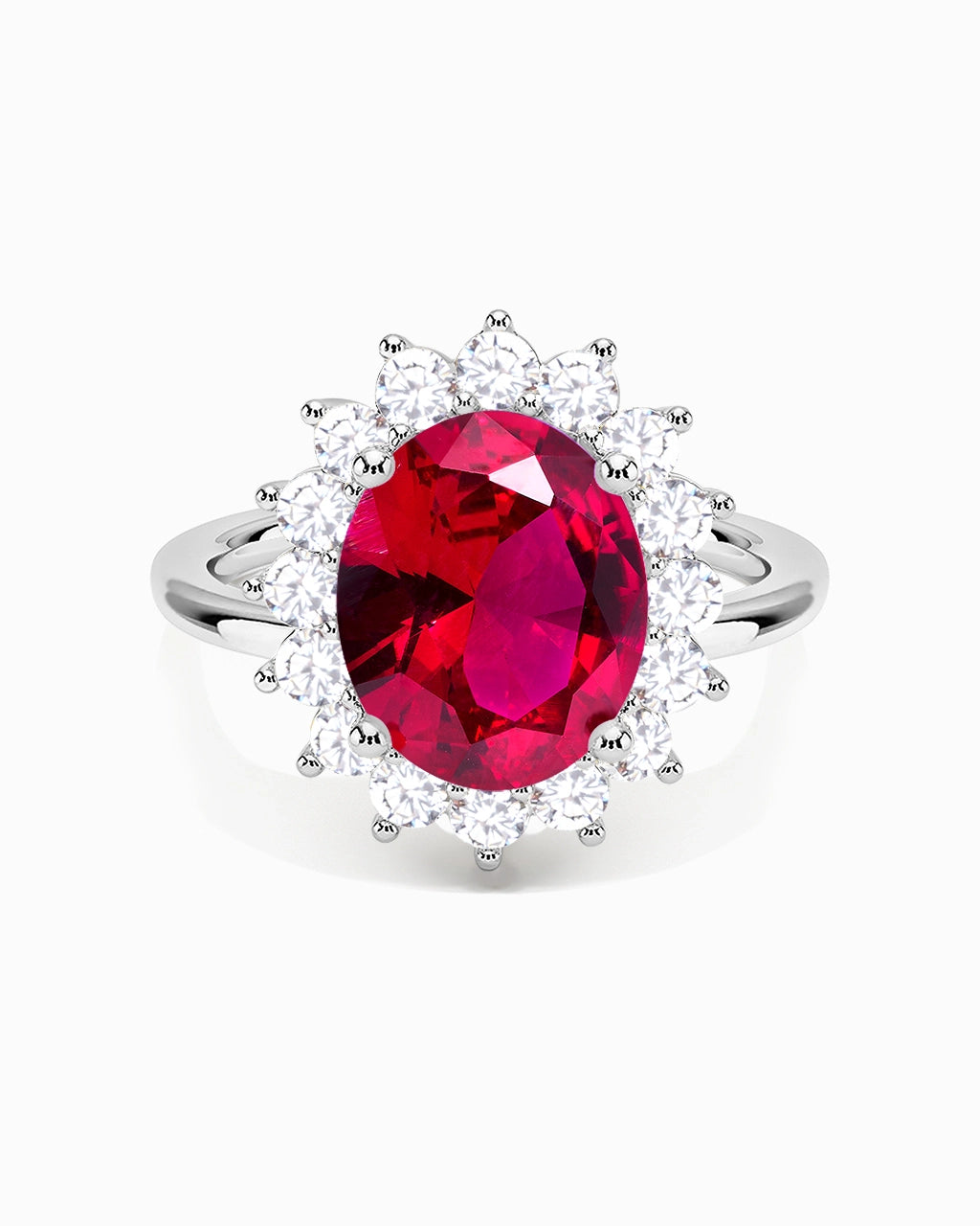 Princess Diana Ring-Ruby (Lab)