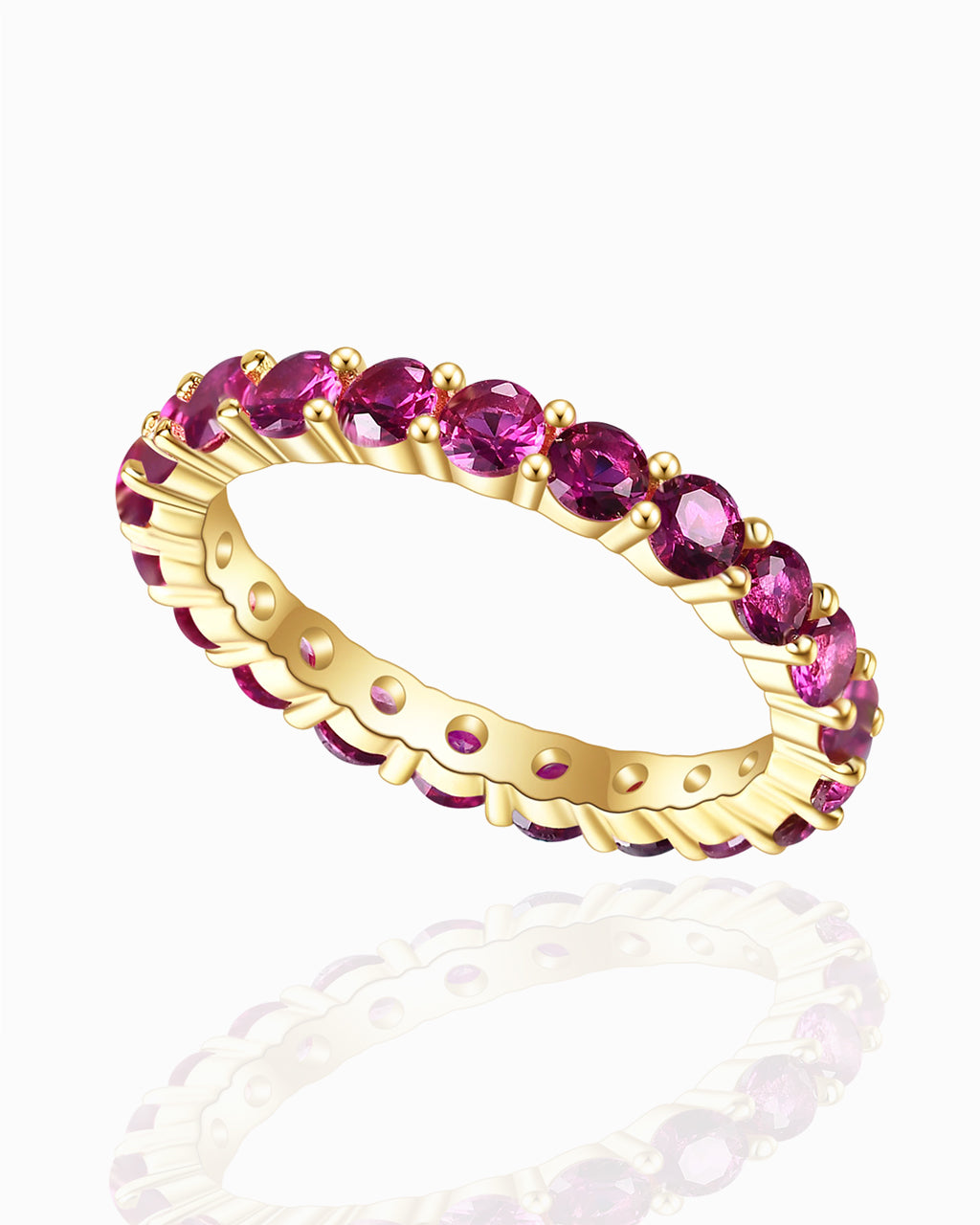 Band Ring-Lab Ruby
